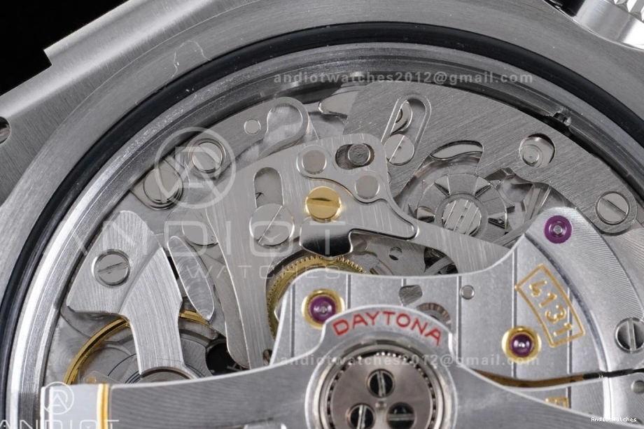 Diamonds SoftTouch Oysterflex Dial Strap Silver 816 Black (Weighted) VS4131 on 1:1 Best V2 126519 VSF Daytona Edition 1103